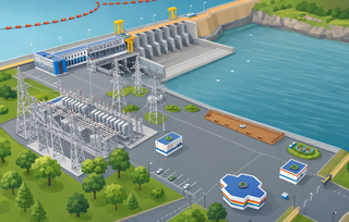 Nizhny-Zeya HPP with a capacity of 428 MW: RusHydro showcased a model at the EEF