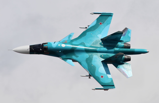 Бомбардировщики Су-34 впервые продали иностранцам