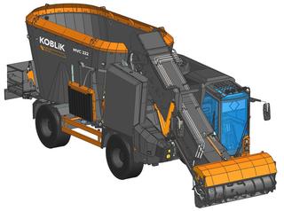 Replaced imports: the first Russian self-propelled feed mixer MVC 222 won gold at the "Agrosalon" exhibition