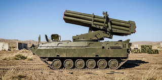 220-mm "Uragan" moved to tracks: unusual BMP-2D shown in Afghanistan