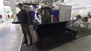 En Rostec han creado un robot zapador para detectar y eliminar minas antipersona