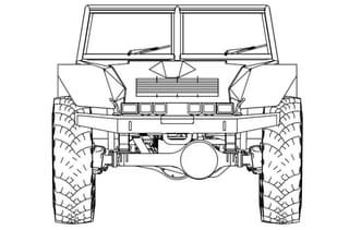 El nuevo vehículo todoterreno "Sherp" está patentado y en pruebas. Esta vez será una camioneta pickup