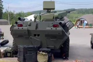 A new anti-aircraft self-propelled installation based on the BTR-82 was created in Russia