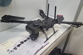 A foldable scout drone "Noise" was presented in Moscow