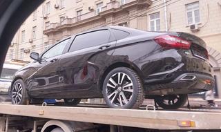 Опробуют на чиновниках?: в Москве засняли новые Lada Aura