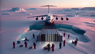 Un avión Il-76 lanzará un centro de datos directamente sobre un témpano de hielo en el Ártico