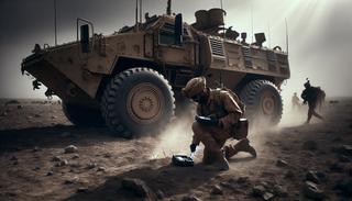 Russia is developing an armored vehicle for transporting bombs and shells