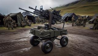Российские военные на передовой получили дистанционно-управляемую платформу