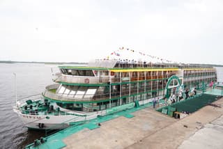 El buque fluvial "Aurum" se preparó para su primer viaje por los ríos de las ciudades del Anillo de Oro