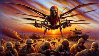 Militares rusos emplean un análogo del dron "Baba Yaga" en el frente