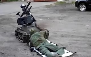 Российские военнослужащие начали использовать боевых роботов на передовой 