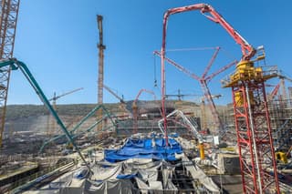 Успеть к октябрю: на АЭС «Аккую» завершили бетонирование фундамента турбоагрегата блока № 3