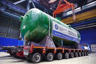 Tres generadores de vapor para la central nuclear de Xudapu partieron de Volgodonsk hacia China