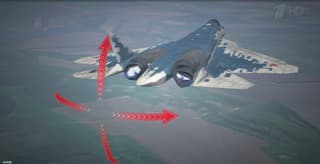 El más moderno caza Su-57 está equipado por primera vez con un motor turborreactor de postcombustión AL-51F1