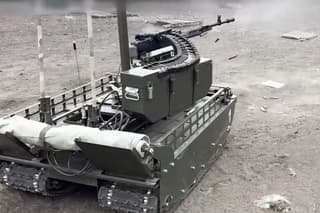 Como Kolobok: el nuevo robot ruso "Kurier" superó fácilmente las barreras de minas