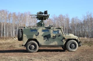 El "Gibka-S" en el "Tigr" es considerado el mejor sistema de defensa aérea para proteger bases petrolíferas y aéreas contra los UAV "Lyuty" y "Baba-Yaga"