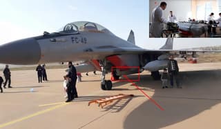 Российский подвесной контейнер целеуказания Т220 неожиданно заметили на МиГ-29М ВВС Алжира