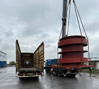 Пресс для отжима коры производства финской Saalasti отремонтировали для целлюлозного комбината в Кондопоге
