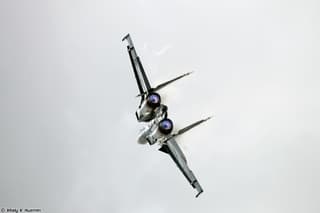 Su-30SM fighters equipped with R-77-1 missiles and sent to destroy kamikaze drones