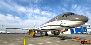 The first Tu-214 series aircraft in three years received a unique livery in Minsk: the beginning of a great journey