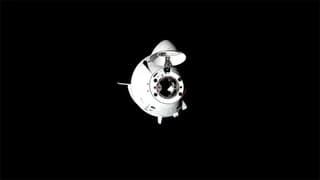 Crew Dragon spacecraft with cosmonaut Kirill Peskov on board docks with the ISS