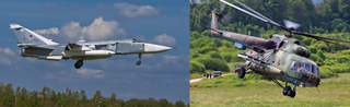 Footage Emerges of a Mi-8 Helicopter Racing a Su-24 Bomber