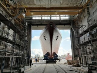 Средне-Невский судостроительный завод спустит уникальный тральщик «Полярный» проекта 12700 на воду