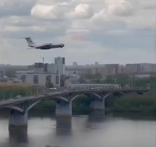 Heavy Turbojet Transport Aircraft "Ulybayka" Il-76 Shocked the Entire Nizhny Novgorod