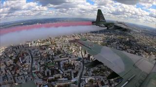 Su-30SM and MiG-29 Fighters Perform "Kubinka Diamond" Over Red Square: Epic Footage