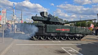 Новейший танк Т-14 «Армата» засветился на выставке в Казани