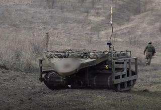 Российские бойцы уничтожили американский MaxxPro с помощью самодельного робота