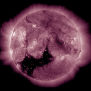 Se esperan tormentas magnéticas el fin de semana debido a un agujero coronal activo en el Sol