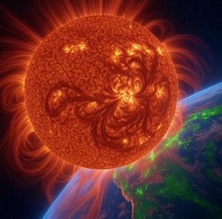 Корональная дыра на Солнце быстро растет: магнитная буря обрушилась на Землю 17 мая