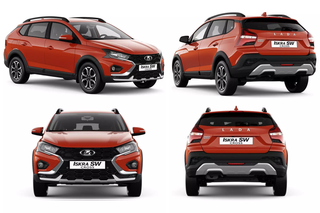 Стало известно реальное качество покраски Lada Iskra SW Cross