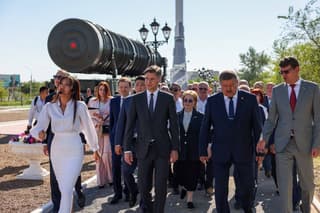 Байконур отмечает юбилей: Баканов посетил музей под открытым небом