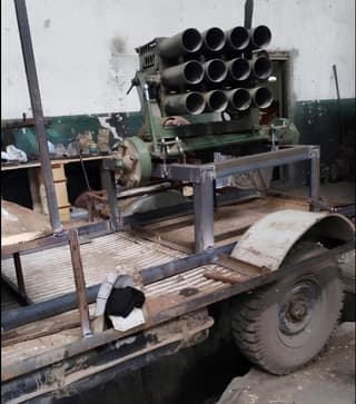 Военные установили новую 107-мм РСЗО на шасси от «Буханки» УАЗ-3303