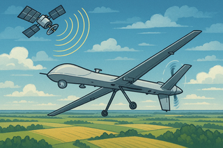 Proyecto de desarrollo de comunicación satelital para drones lanzado por Yugra y JSC "Sistema Satelital "Gonet"