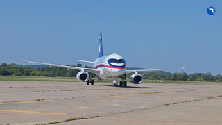 Очередной «Суперджет» SJ-100 с двигателями ПД-8 перелетел через всю Россию