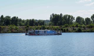 El buque de hidrógeno "Ecobalt" del proyecto 00393 se prueba en la planta de Zelenodolsk Gorky