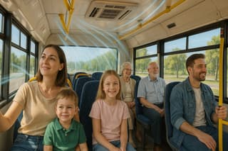 Transporte público con comodidad: en la Duma Estatal propusieron equipar todos los autobuses con acondicionadores y calefactores de aire nacionales