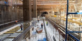En la estación "Lípovaia Roscha" de la línea Rubliovo-Arjánguelskaia del metro de Moscú ha comenzado la construcción de estructuras monolíticas