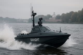 "Bandido" en el agua: Presentan en Nóvgorod el más reciente BEC robótico