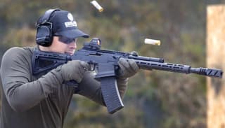 Twin "Saiga-12" Rifle Turret for UAV Combat Developed at RTC Rusich