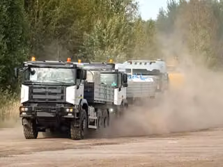 Нагрузка до предела: испытания бортового грузовика БАЗ-S31A31 с максимальной загрузкой провела компания «Романов»