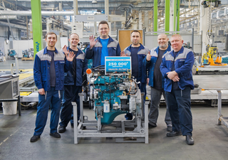 La fábrica de Yaroslavl "Avtodizel" produjo el motor diésel número 250.000 de la serie YaMZ-530