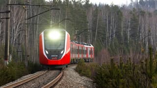 Скоростной электропоезд ЭС105 «Финист» выполнил первый рейс с пассажирами в Свердловской области