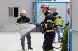 A fire safety drill was held at the site of Unit 4 of the El Dabaa Nuclear Power Plant in Egypt