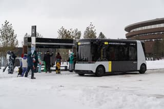 L5 presentado en un resort en Altái: cómo funciona el transporte autónomo y para qué sirve