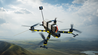 A swarm of five FPV drones per operator: "Artemida-10" UAV enters combat trials with "Germes" communication system