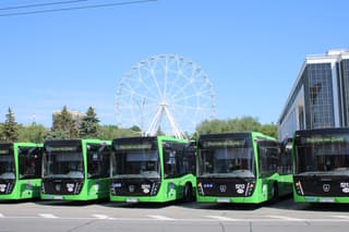 Rostov-on-Don recibió nuevos autobuses de NefAZ y KAMAZ